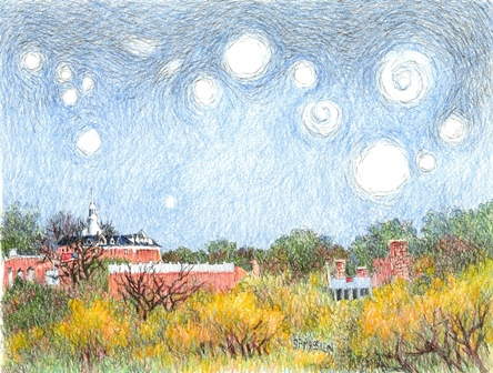 Starry Night Over Wheaton - Wheaton College